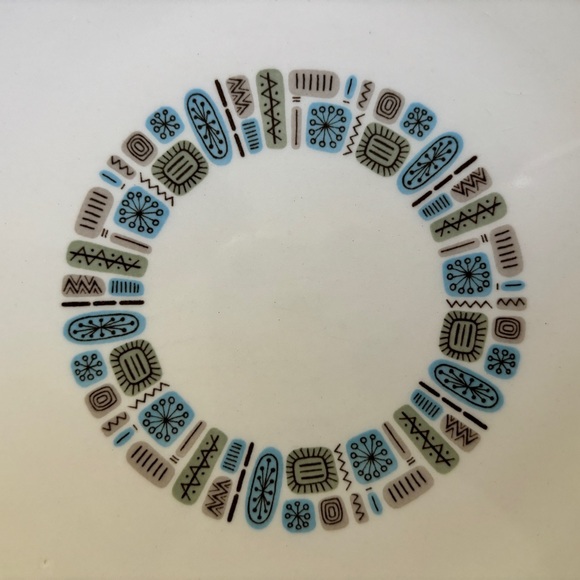 Vintage Canonsburg Temporama Serving Dish MCM Mid Century Atomic Design - Picture 3 of 8